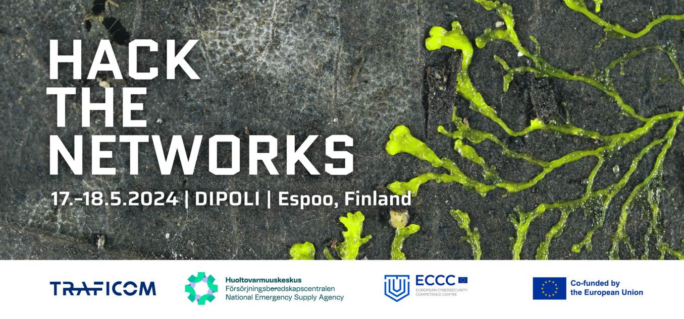Hack the networks 17.-18.5.2024 Dipoli, Espoo, Finland